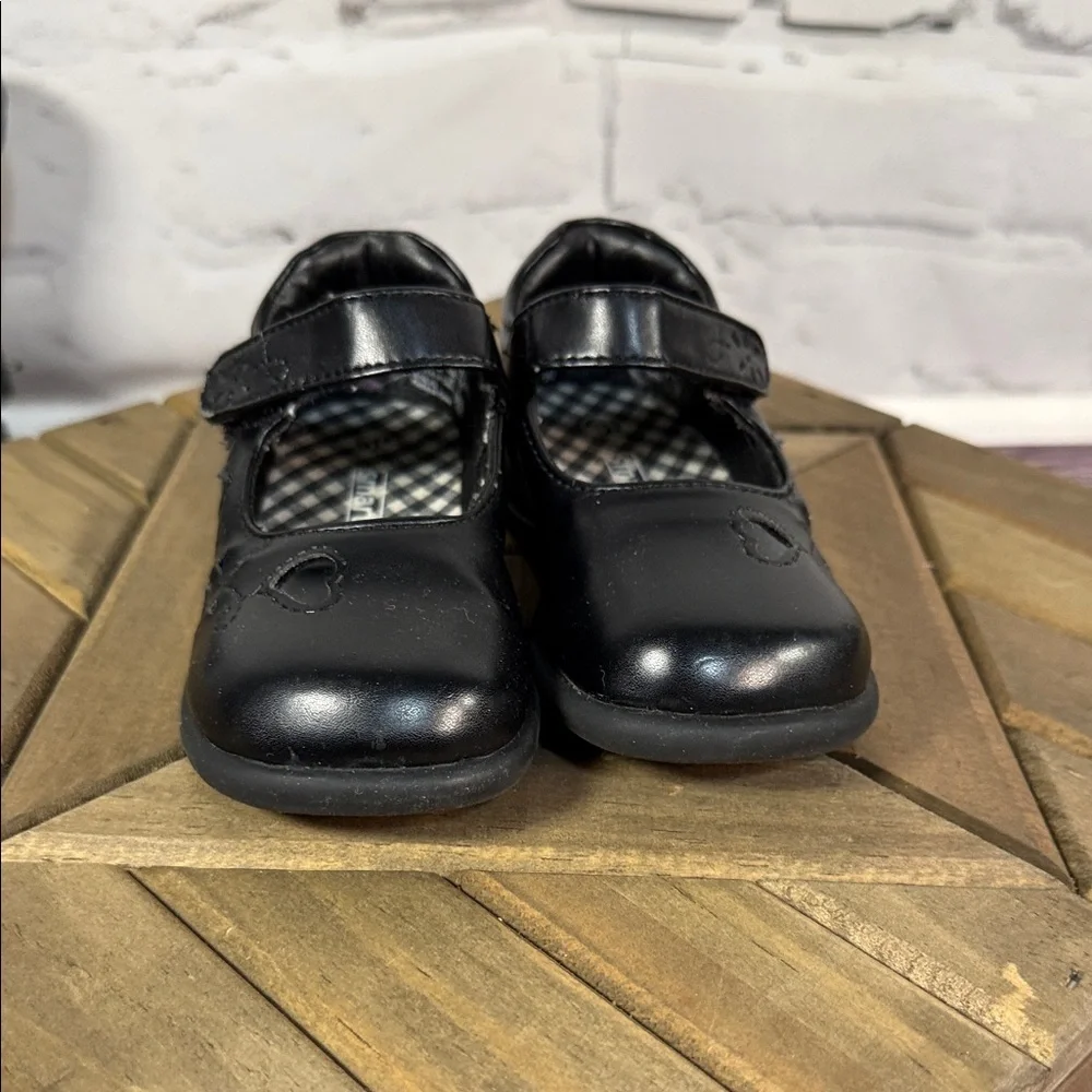 Carter's 5T Black Quilted Kids Boots and SmartFit 5‎ 1/2T Black Mary Jane Shoes